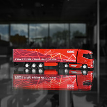 DAF XG+ truck and trailer - 1:87 (WSI)