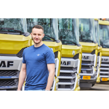 New DAF Heritage T-Shirt - Donker Denim Blauw - Heren